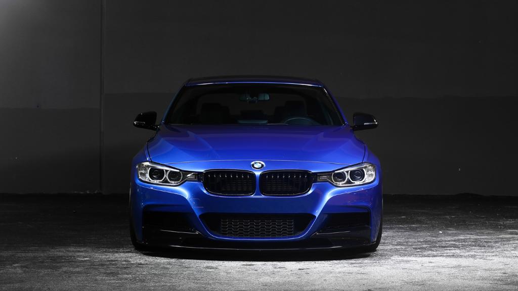 Blue BMW F30 M Sport